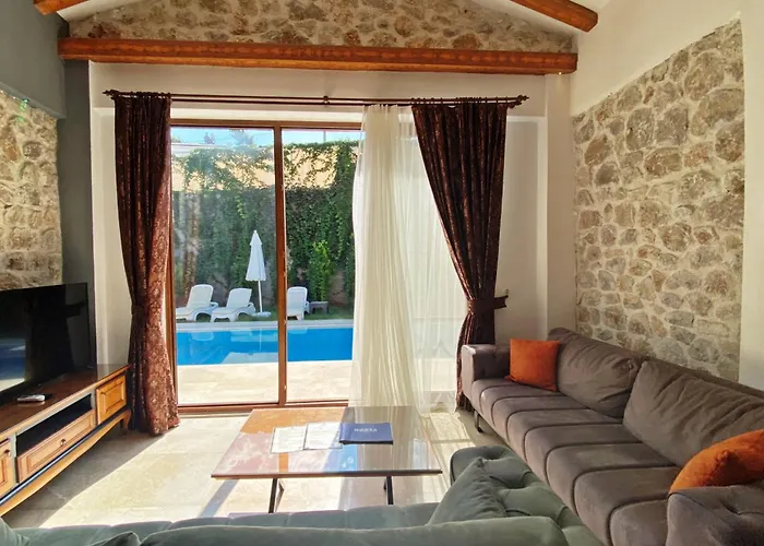 别墅 Patara Serenity 3+1 Villa, Oezel Havuzlu, *